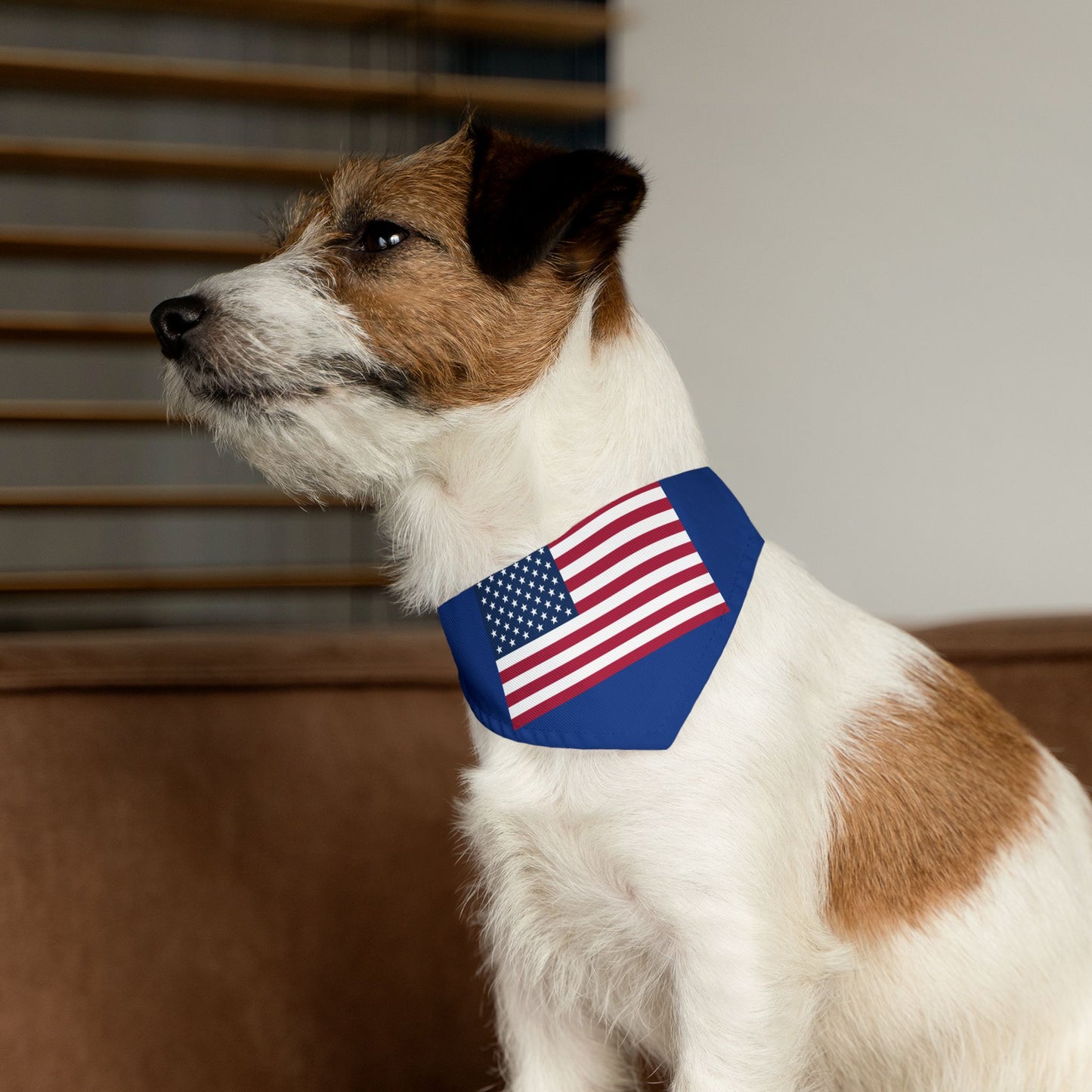 Princess Grace  Patriotic Pet Bandana Collar  American Flag Design for Dogs