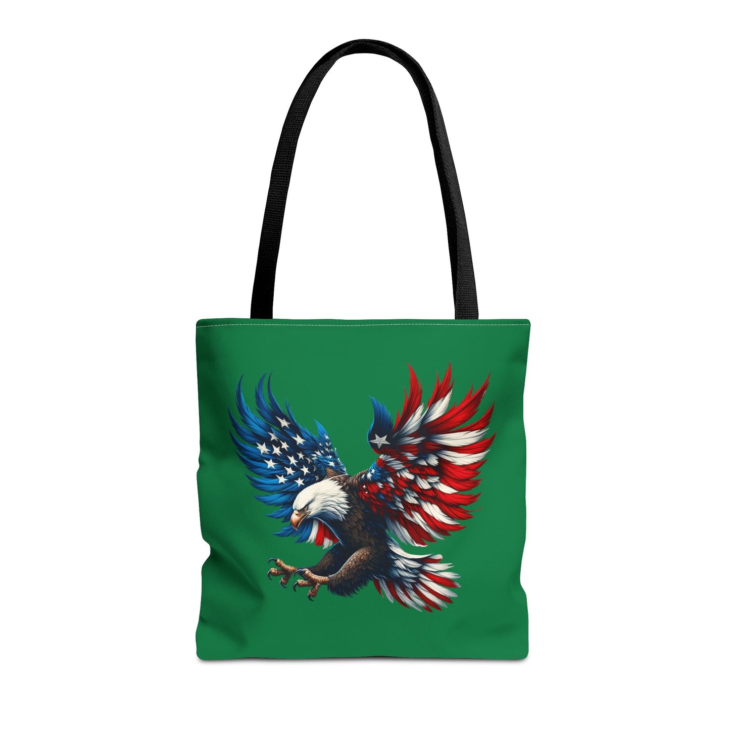 Princess Grace  Patriotic Eagle Tote Bag USA Flag Design for Independence Day