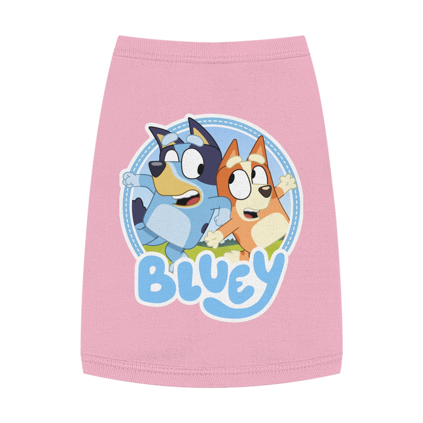 Princess Grace  Bluey Pet Tank Top Cute & Comfortable Dog Apparel for Playful Pets