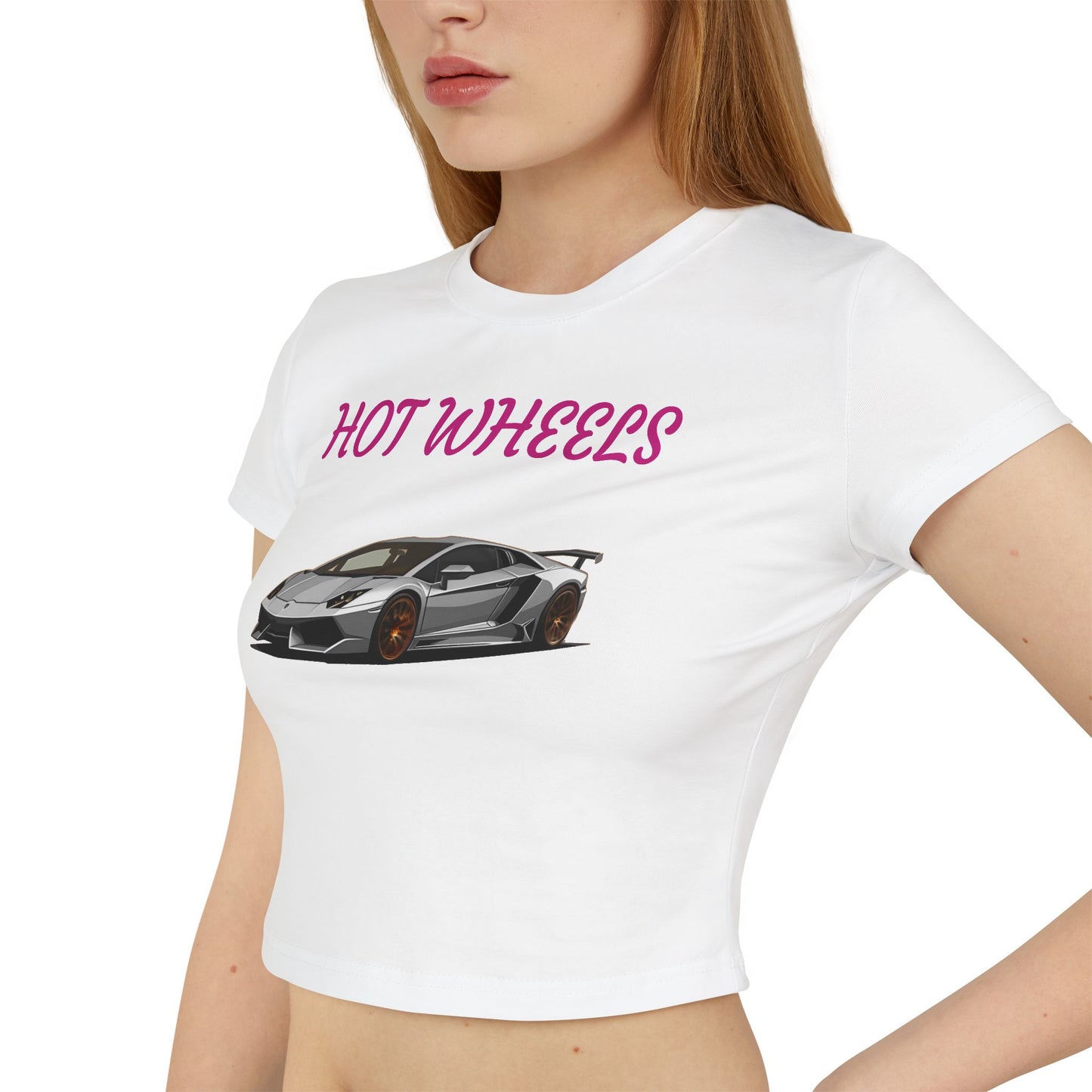 Princess Grace  Hot Wheels Graphic Baby Tee for Car Enthusiasts