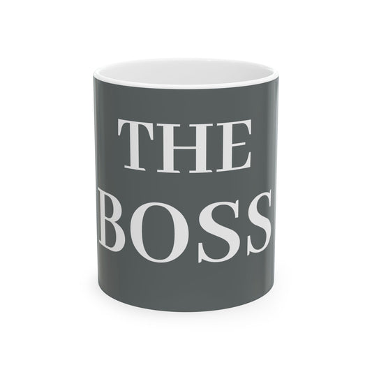 Princess Grace  'The Boss' Ceramic Coffee Mug  11oz & 15oz Options  Perfect Gift for Leaders and Entrepreneurs