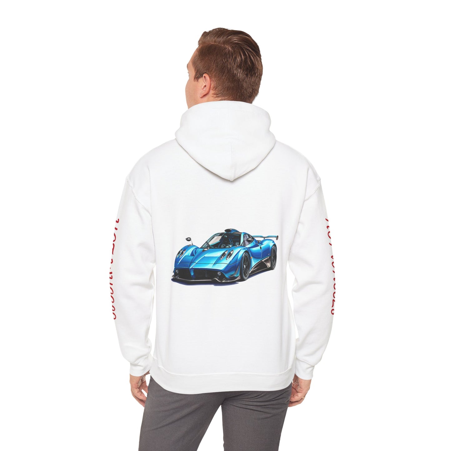 Princess Grace  Unisex Heavy Blend Hot Wheels Hooded Sweatshirt Stylish Car Graphic for Auto Enthusiasts