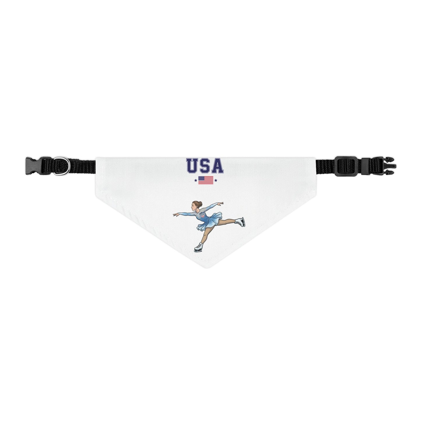 Princess Grace  TEAM USA  Pet Bandana Collar