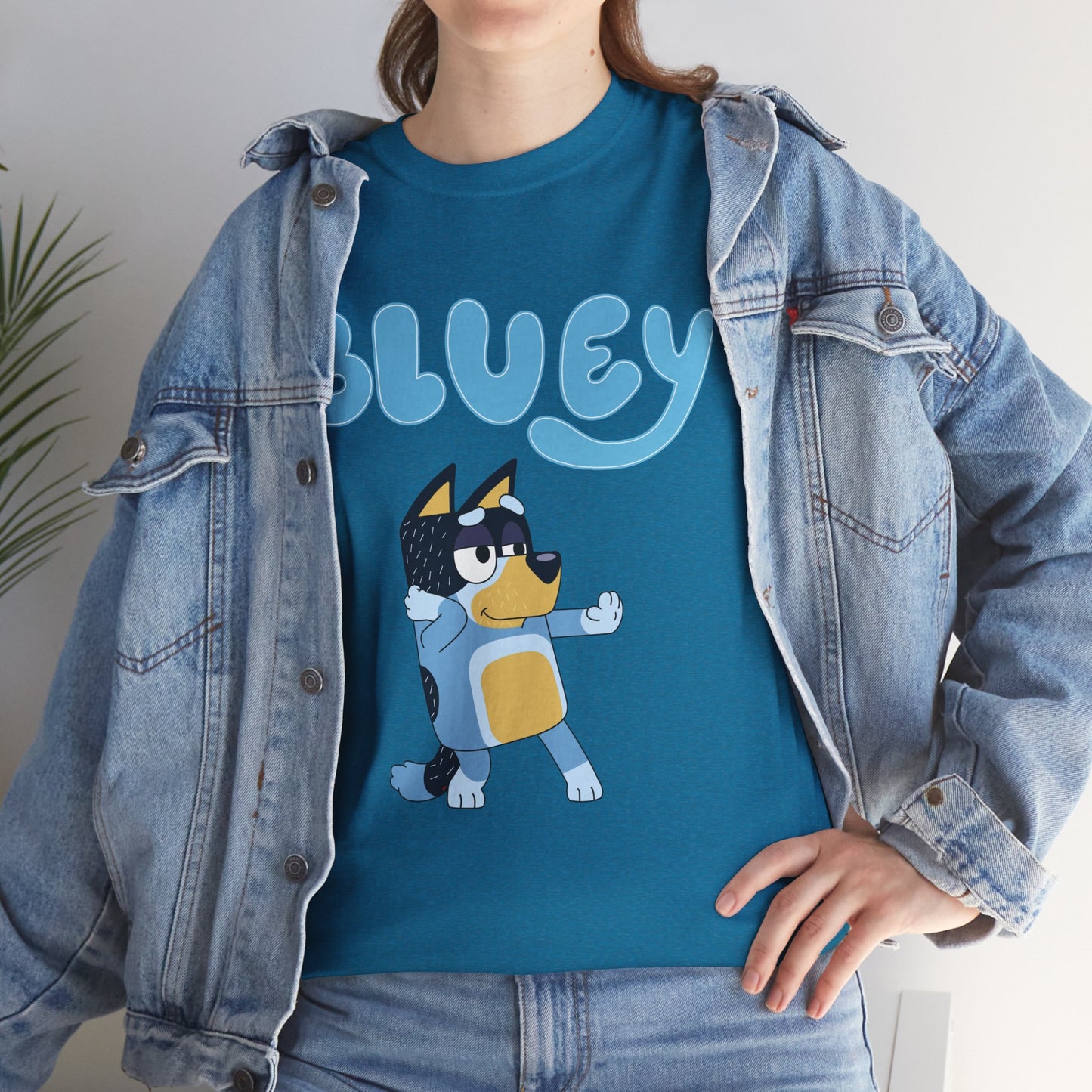 Princess Grace  Bluey Unisex Heavy Cotton Tee  Fun & Playful Kids Shirt
