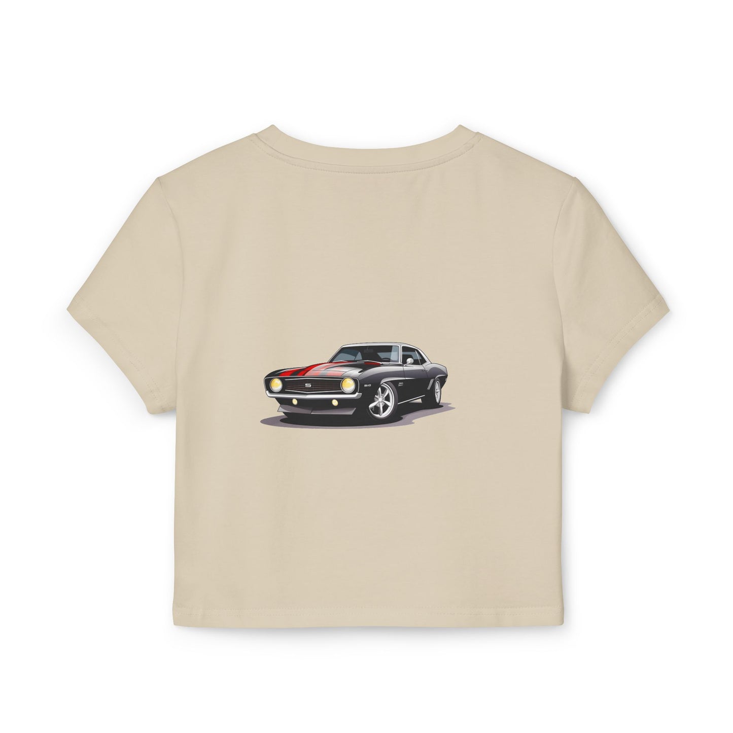 Princess Grace  Retro Hot Wheels Women's Baby Tee Perfect for Car Lovers & Everyday Style