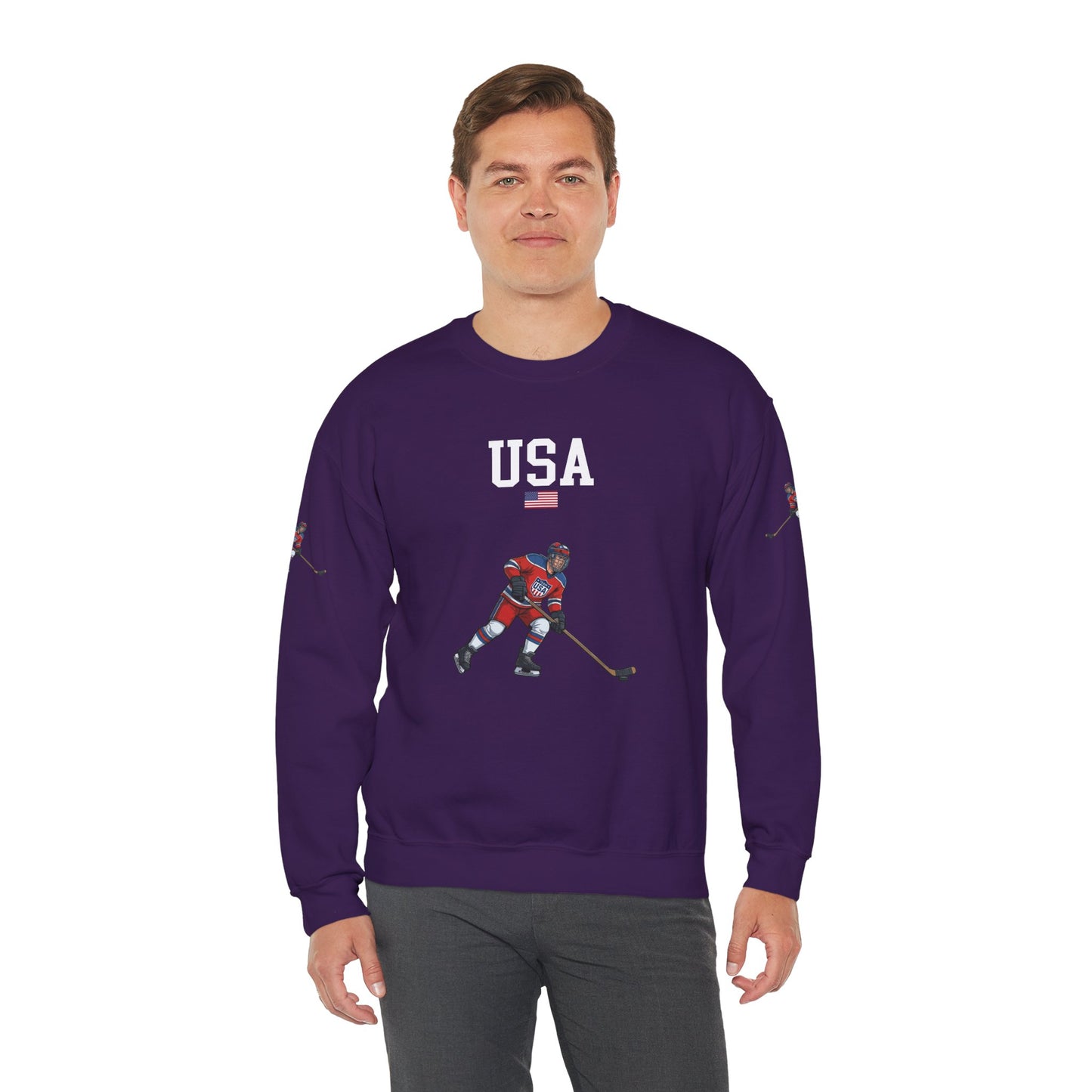 Princess Grace  TEAM USA  Unisex Heavy Blend Crewneck Sweatshirt