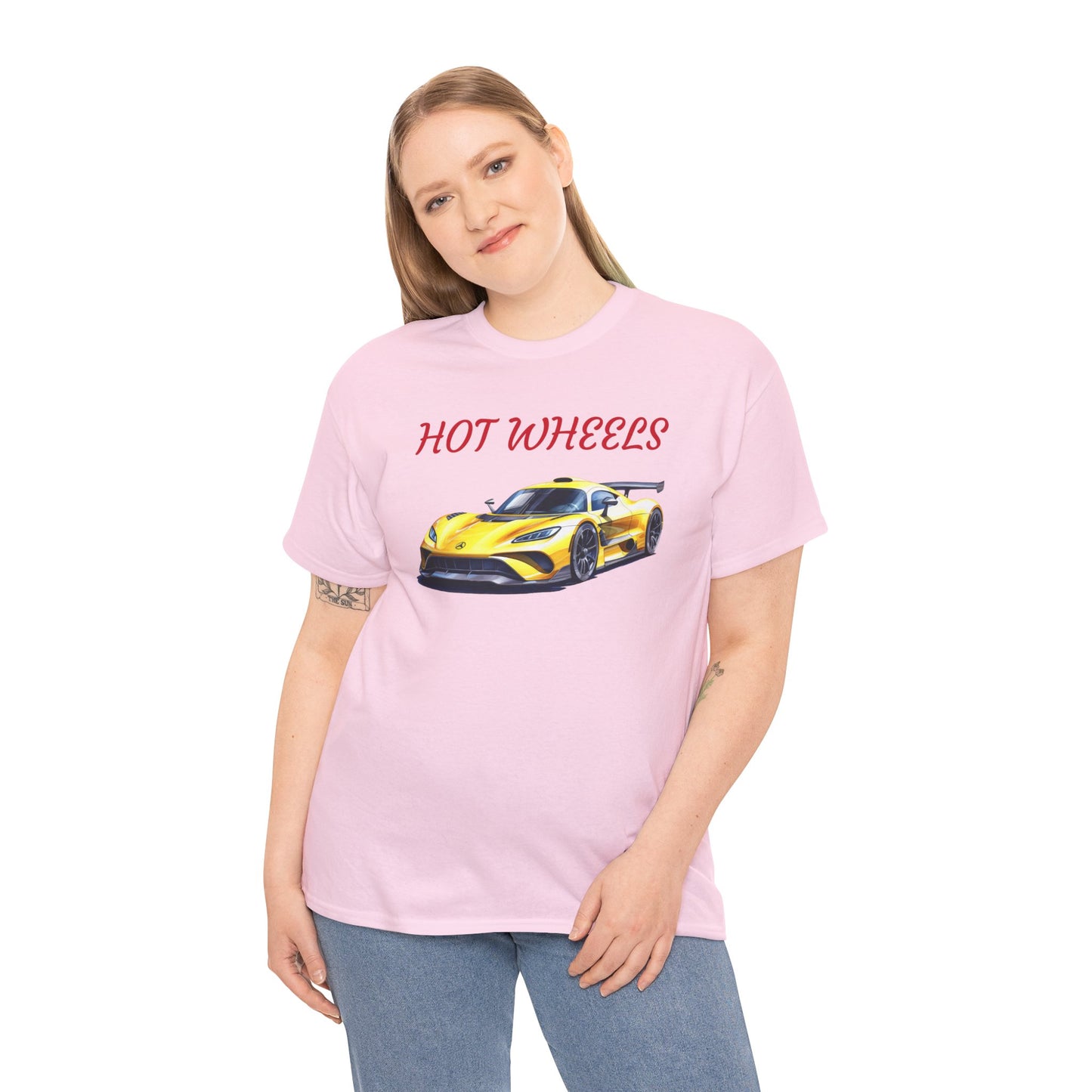 Princess Grace  Hot Wheels Unisex Heavy Cotton Tee Perfect for Car Enthusiasts