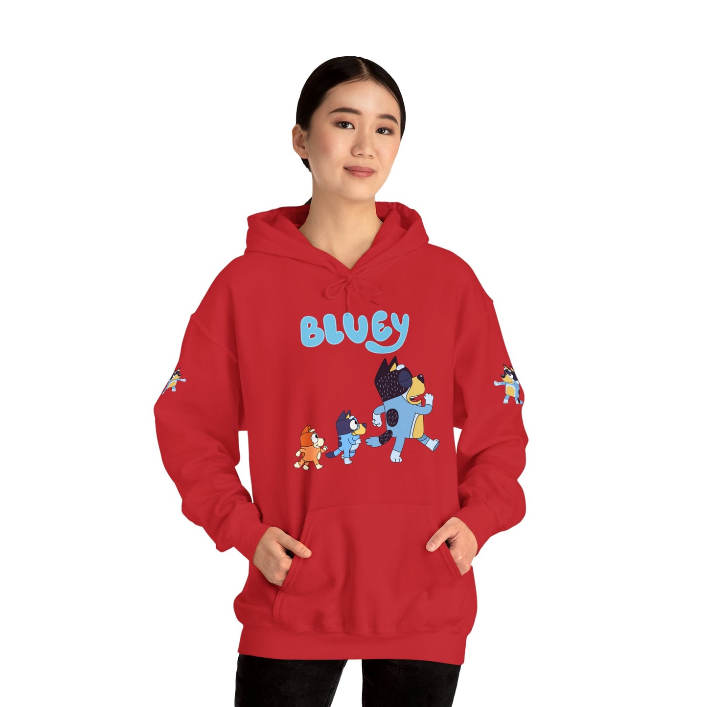 Princess Grace  Bluey Unisex Hoodie  Cozy Cartoon Sweatshirt for Kids & Adults