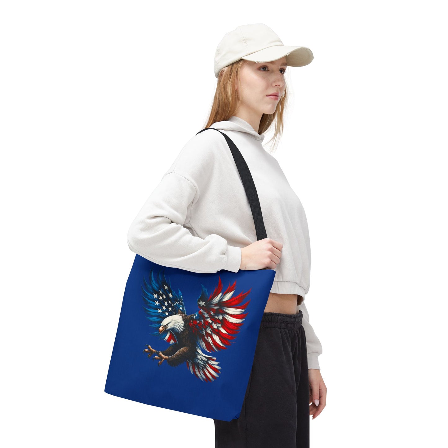 Princess Grace  Patriotic Eagle Tote Bag  Perfect for Independence Day & Everyday Carry