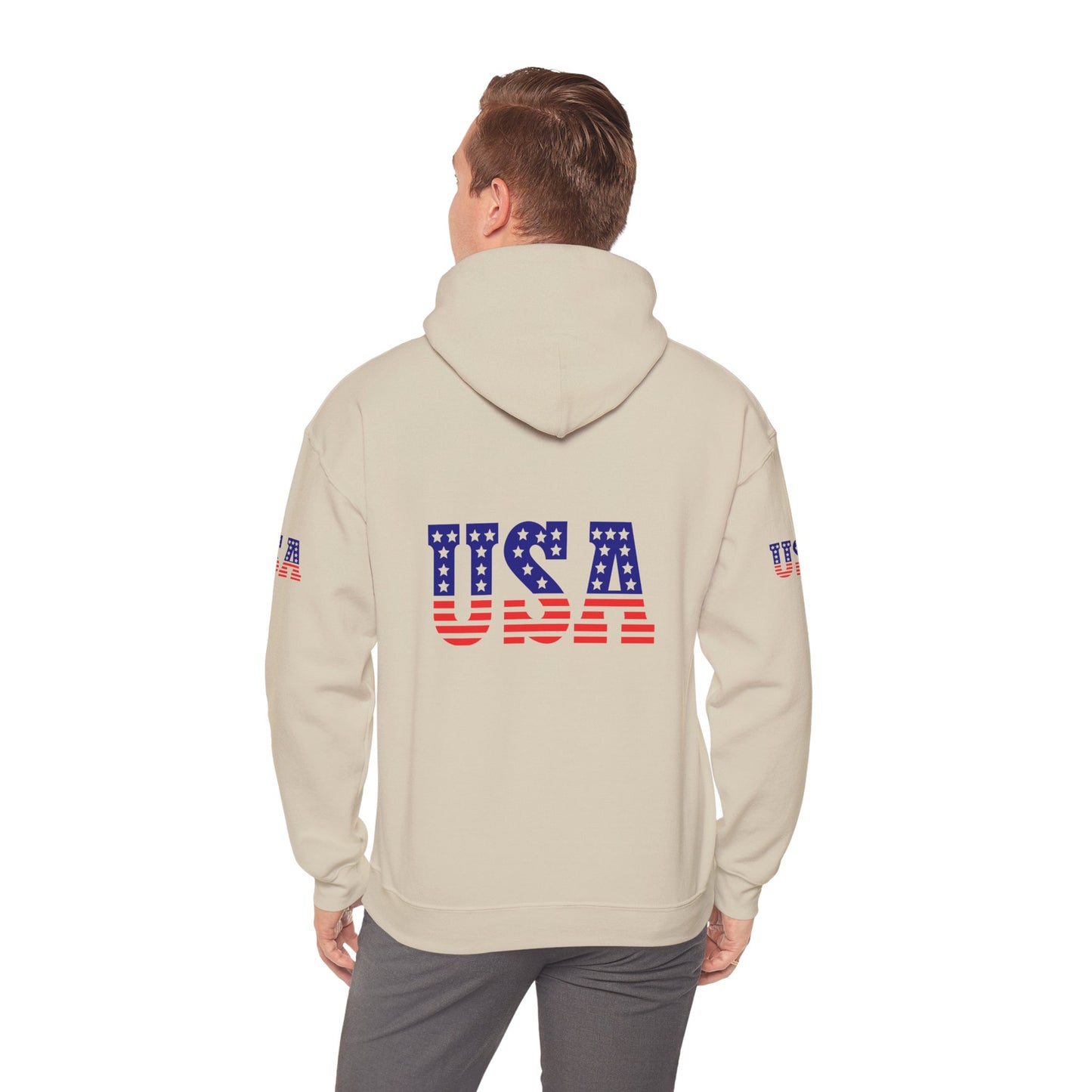 Princess Grace  TEAM USA  Unisex Heavy Blend  Hooded Sweatshirt  Patriotic Eagle Design