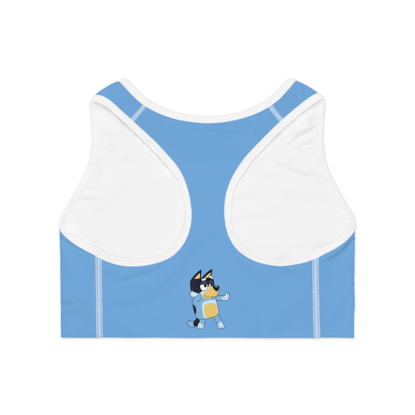 Princess Grace  Bluey Graphic Sports Bra  Fun Comfortable Activewear