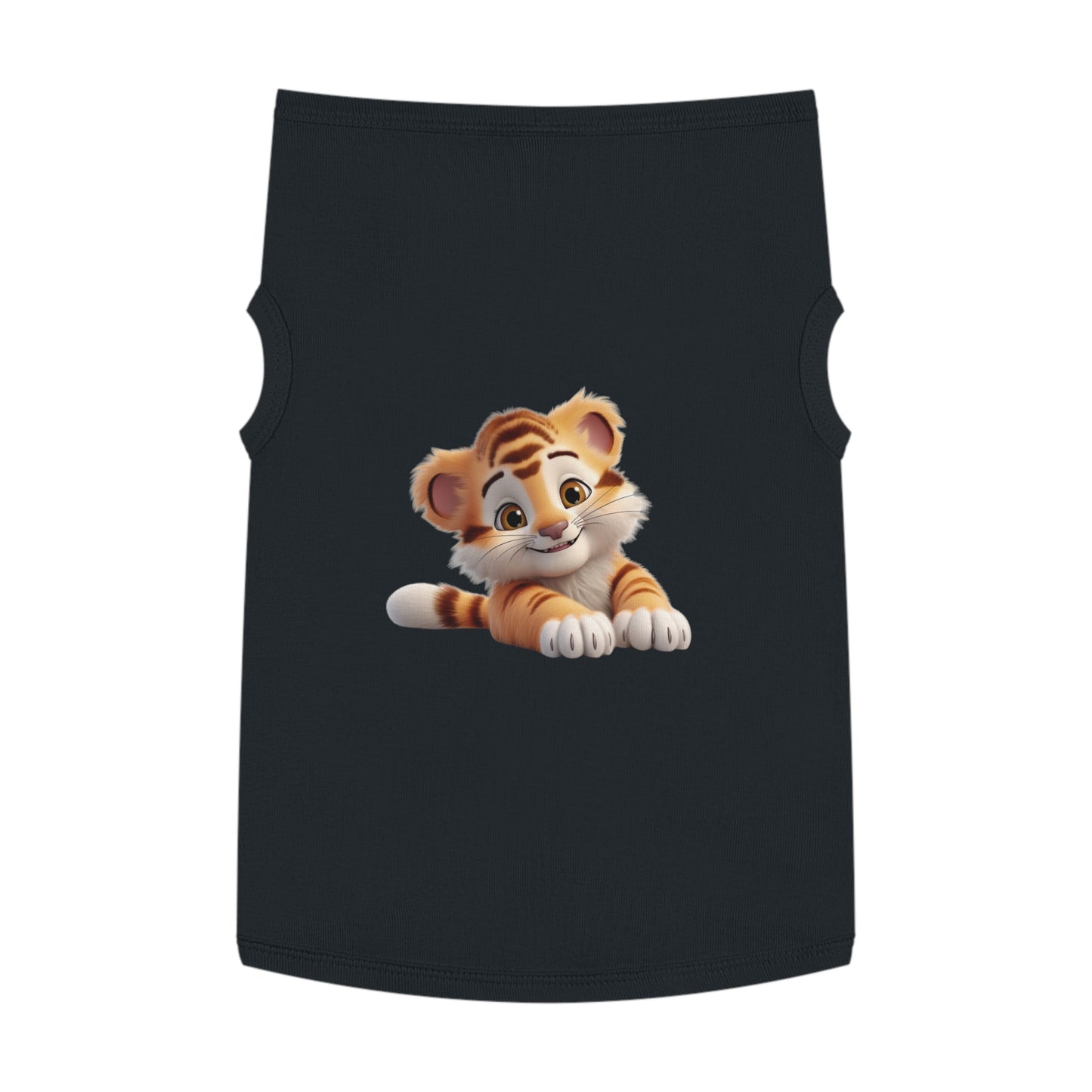 Princess Grace  CUTE Tiger Print Pet Tank Top  Fun Summer Outfit for Cats and Small Dogs