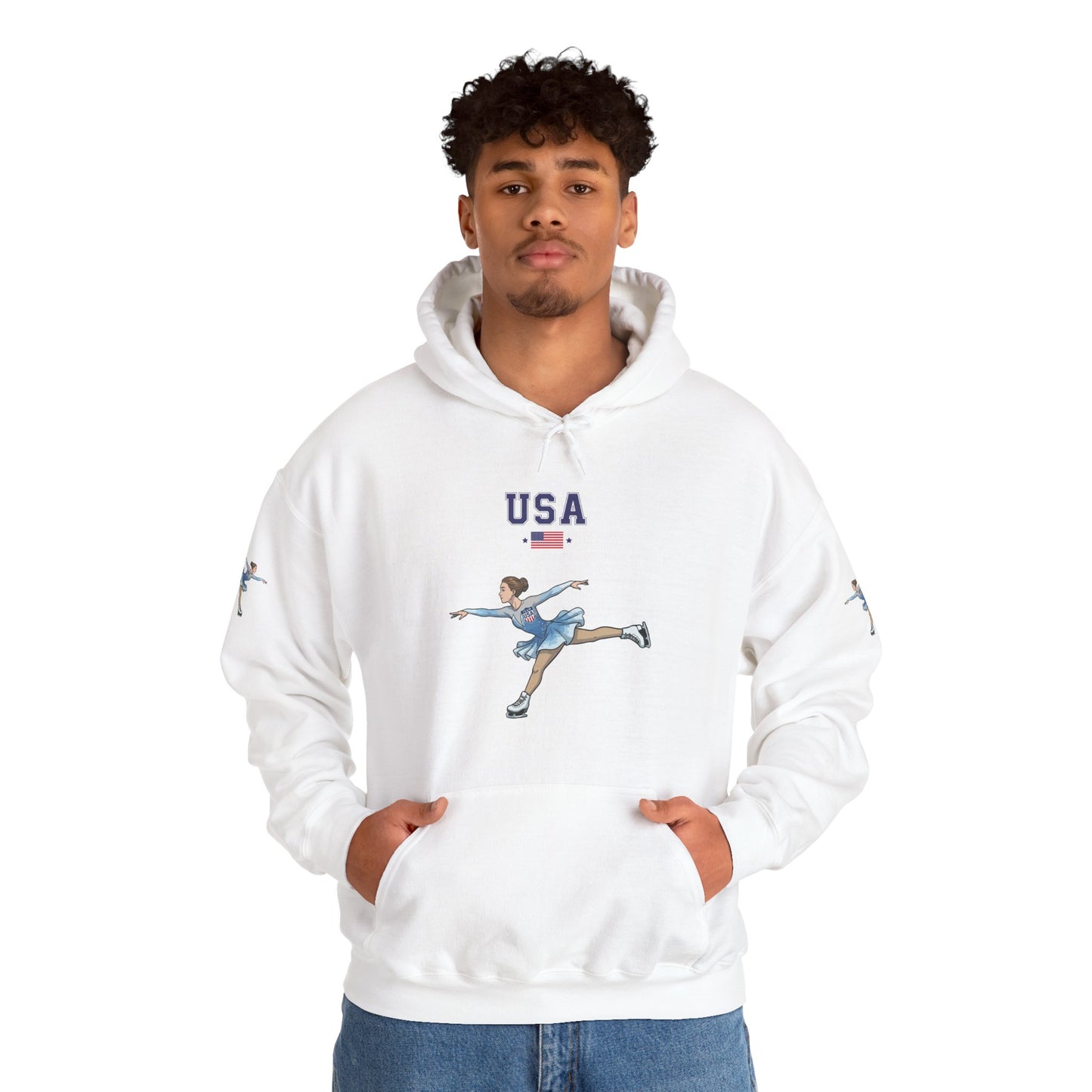 Princess Grace  TEAM USA  Unisex Heavy Blend Hooded Sweatshirt