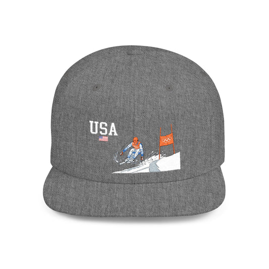 Princess Grace  TEAM USA  Flat Bill Snapback Hat