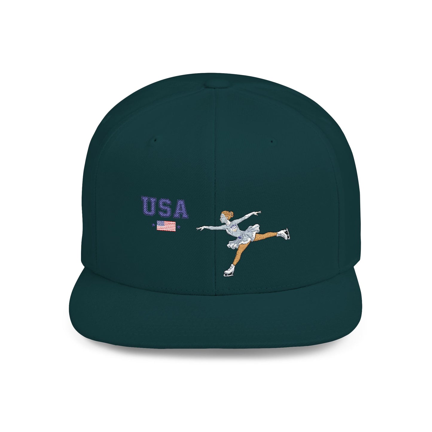 Princess Grace  TEAM USA  Flat Bill Snapback Hat