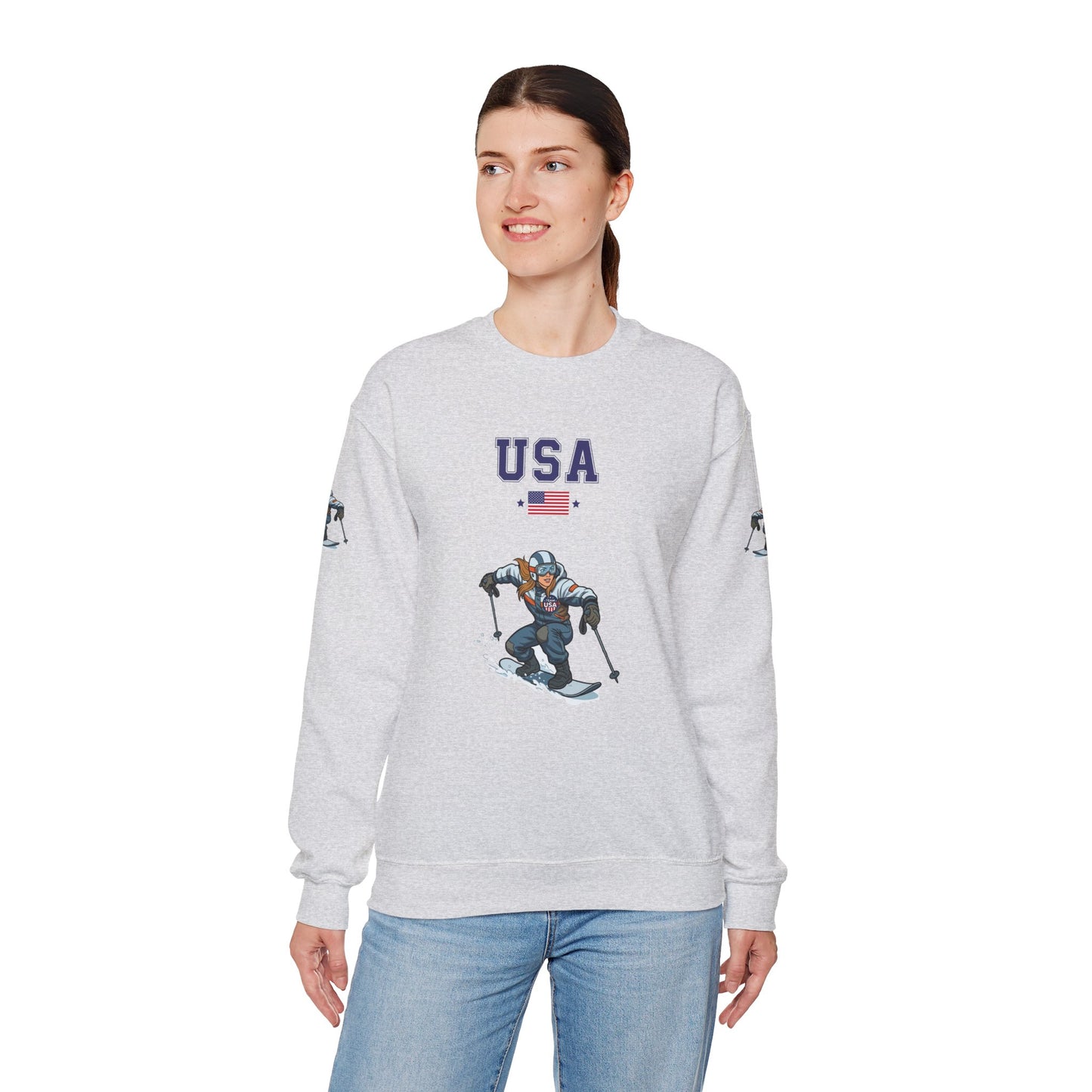Princess Grace  TEAM USA  Unisex Heavy Blend  Crewneck Sweatshirt