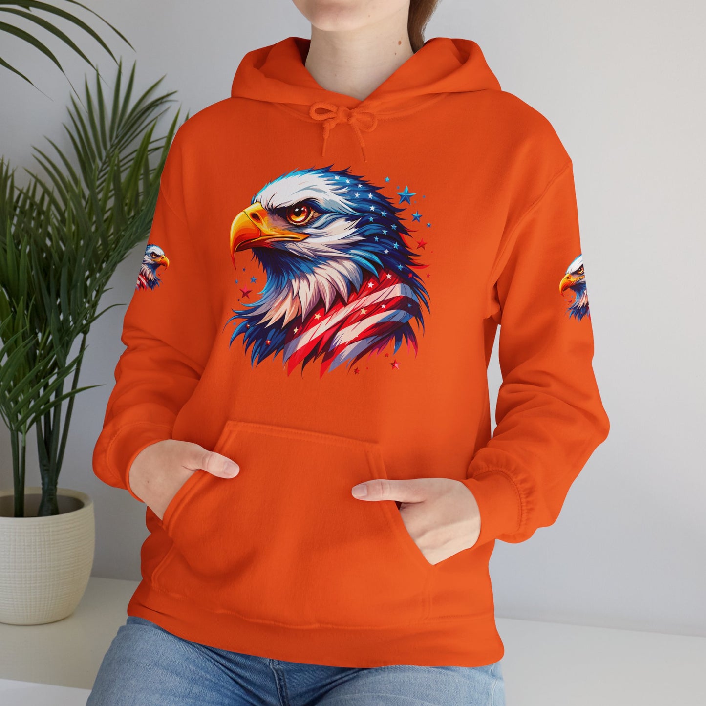 Princess Grace  American  Eagle Unisex Heavy Blend Hooded Sweatshirt