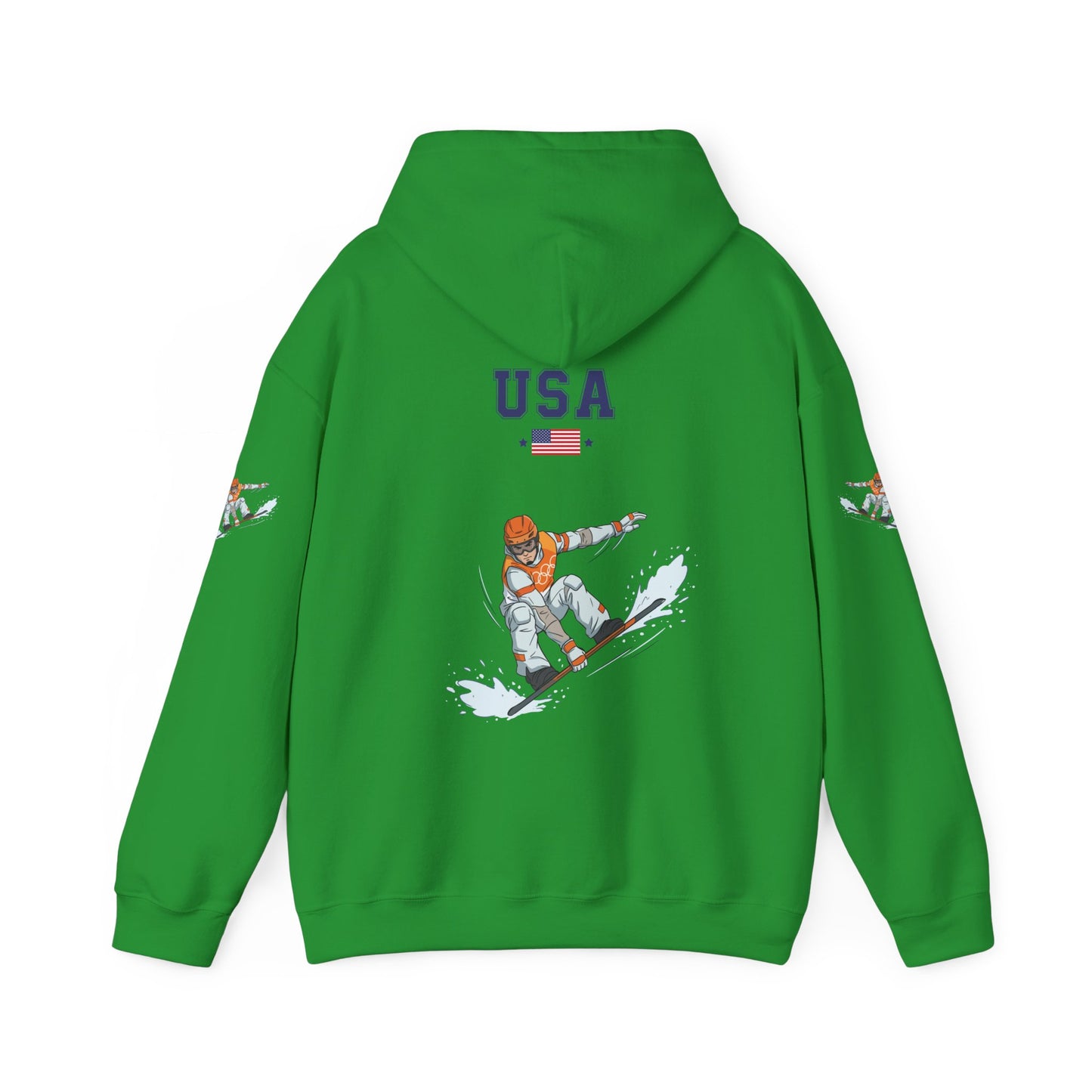 Princess Grace  TEAM USA  Snowboard  Unisex Heavy Blend Hooded Sweatshirt
