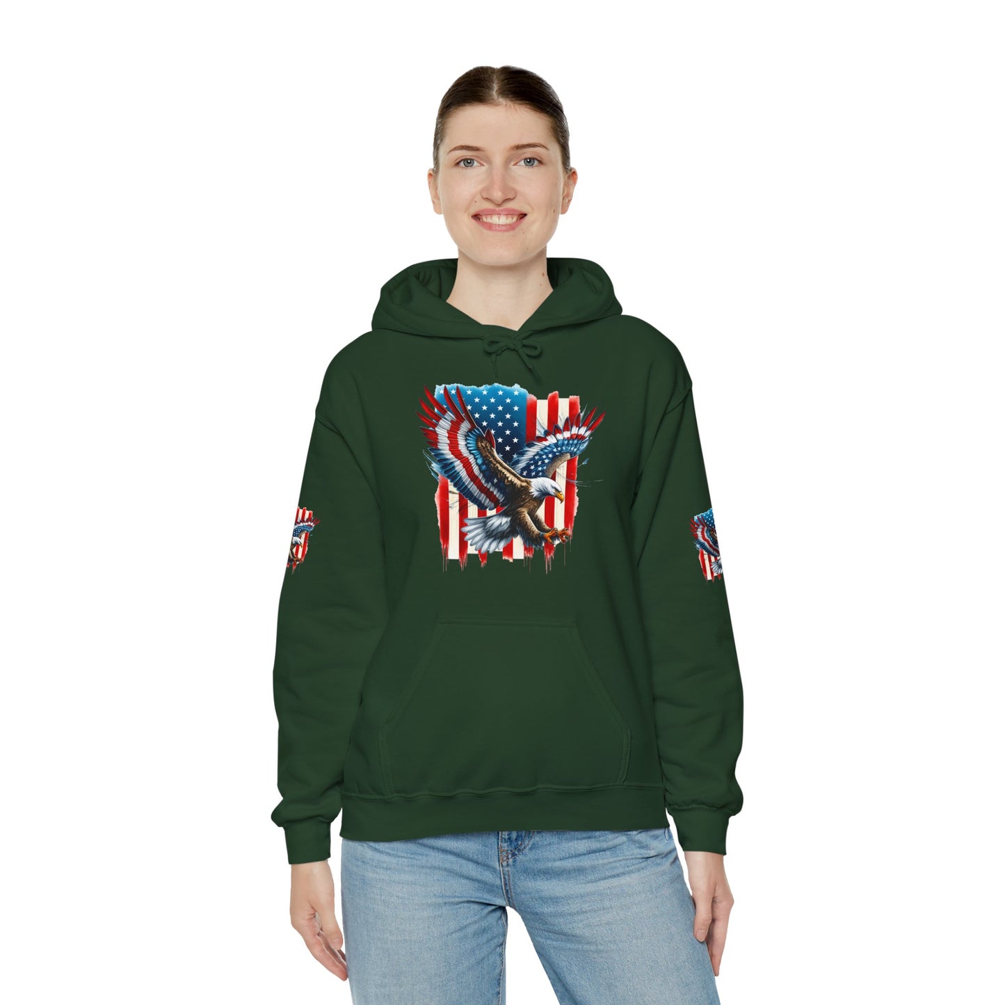 Princess Grace Patriotic Unisex Heavy Blend Hooded Sweatshirt
