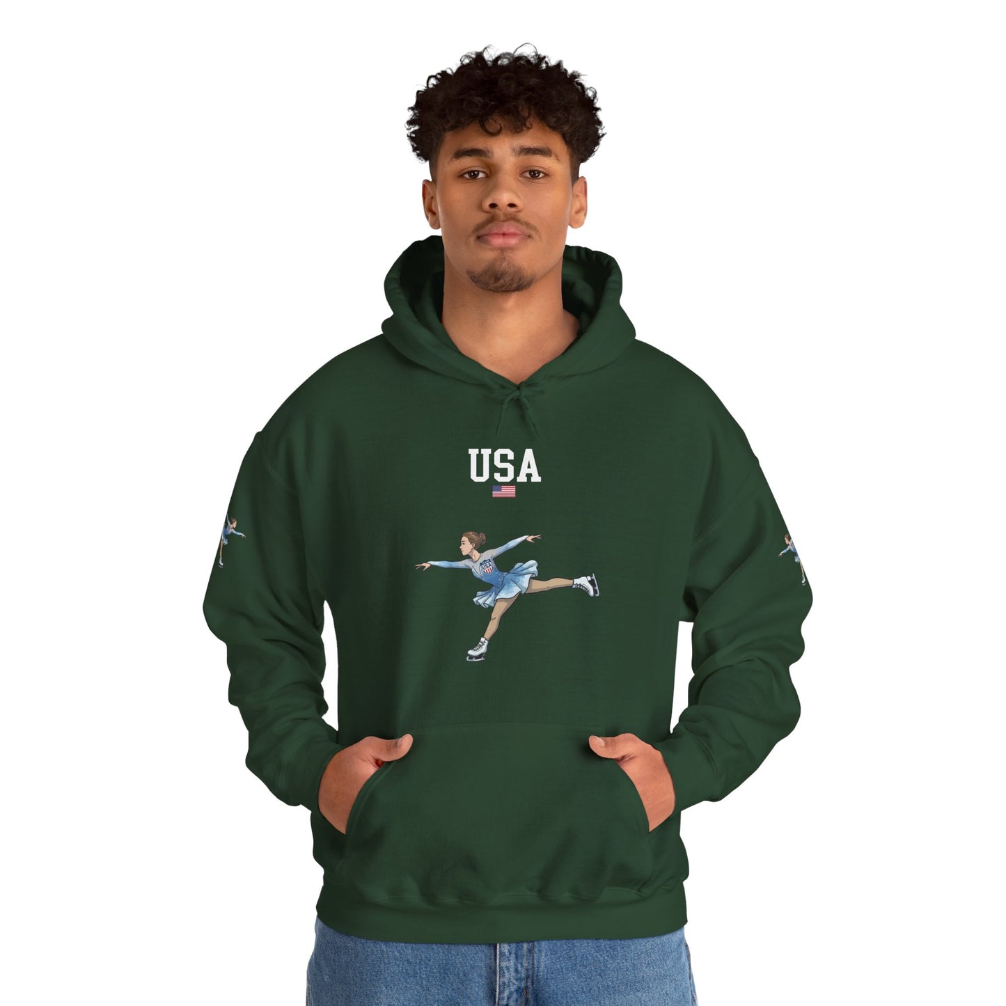 Princess Grace  TEAM USA  Unisex Heavy Blend Hooded Sweatshirt