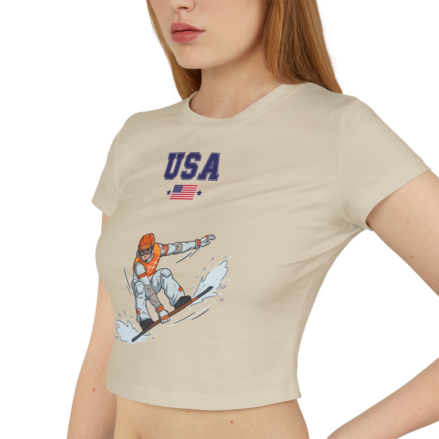 Princess Grace  TEAM USA   Snowboard  Womens  Baby Tee