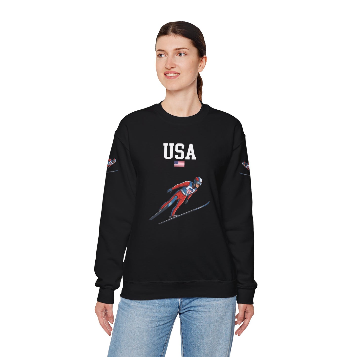 Princess Grace  TEAM USA  Unisex Heavy Blend  Crewneck Sweatshirt