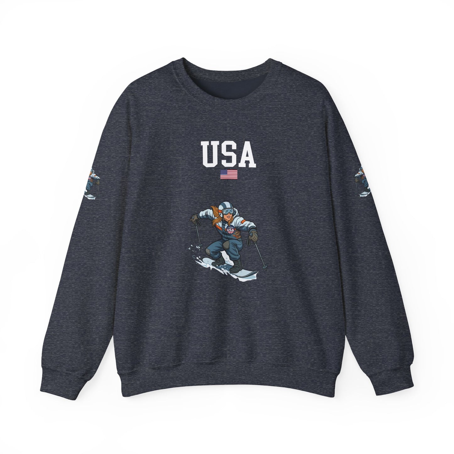 Princess Grace  TEAM USA  Unisex Heavy Blend  Crewneck Sweatshirt