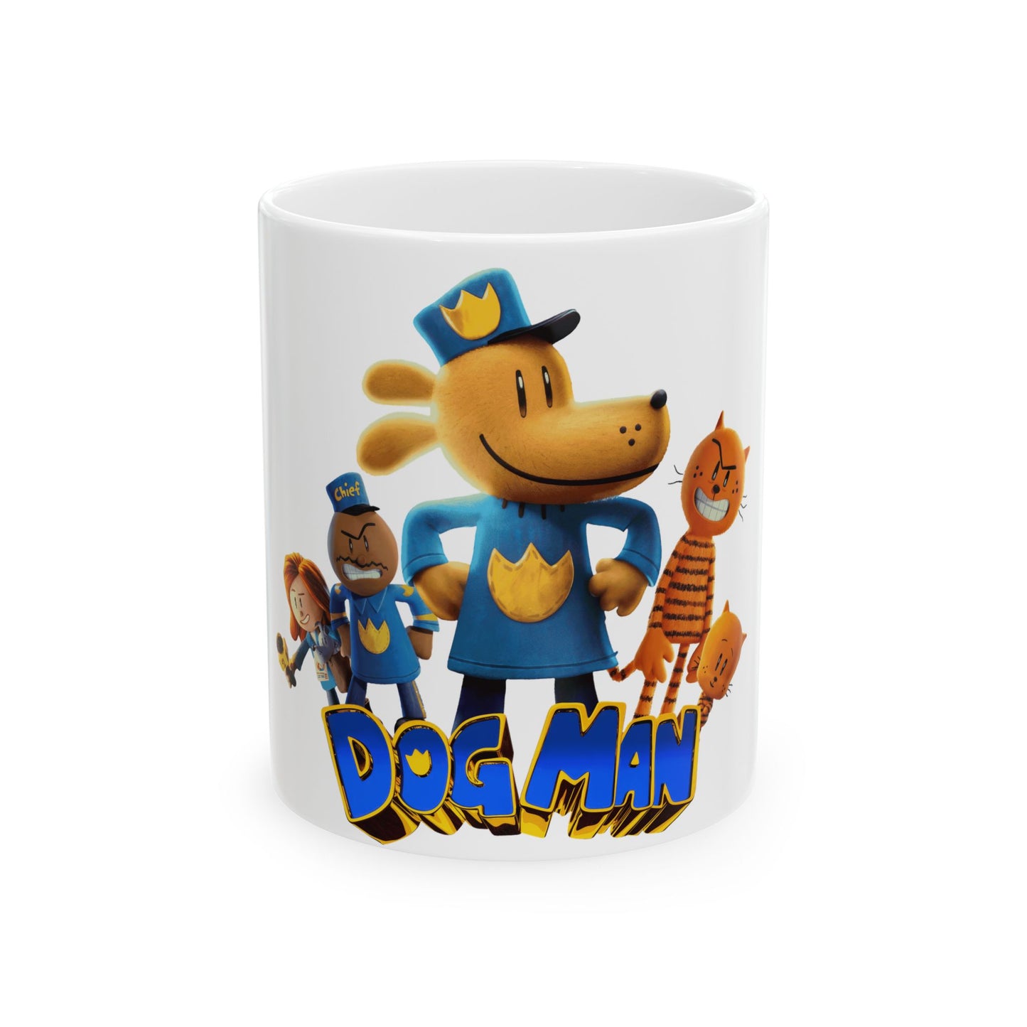 Princess Grace  Dog Man Ceramic Mug  Fun 11oz & 15oz Coffee Cup for Kids & Fans