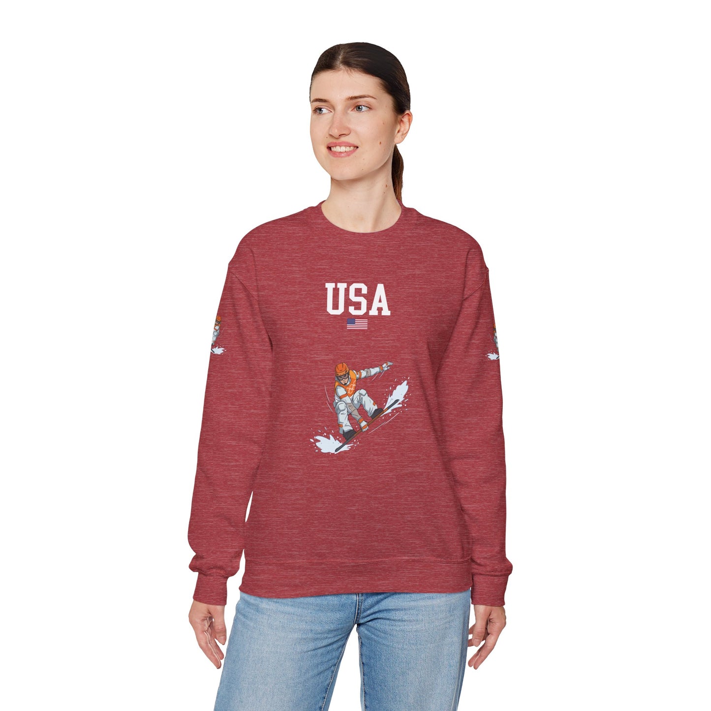 Princess Grace  TEAM USA  Unisex Heavy Blend  Crewneck Sweatshirt