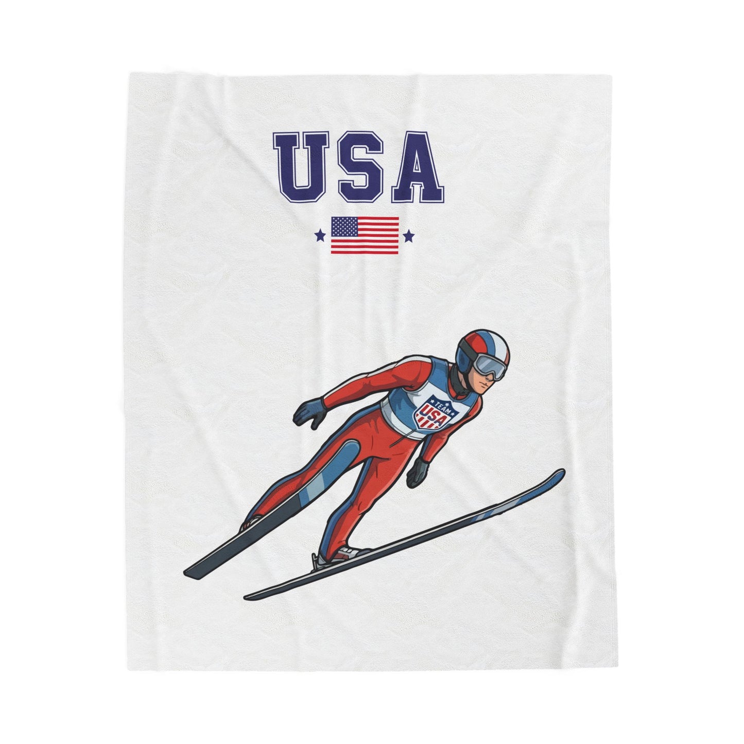 Princess Grace  TEAM USA  Velveteen Plush Blanket