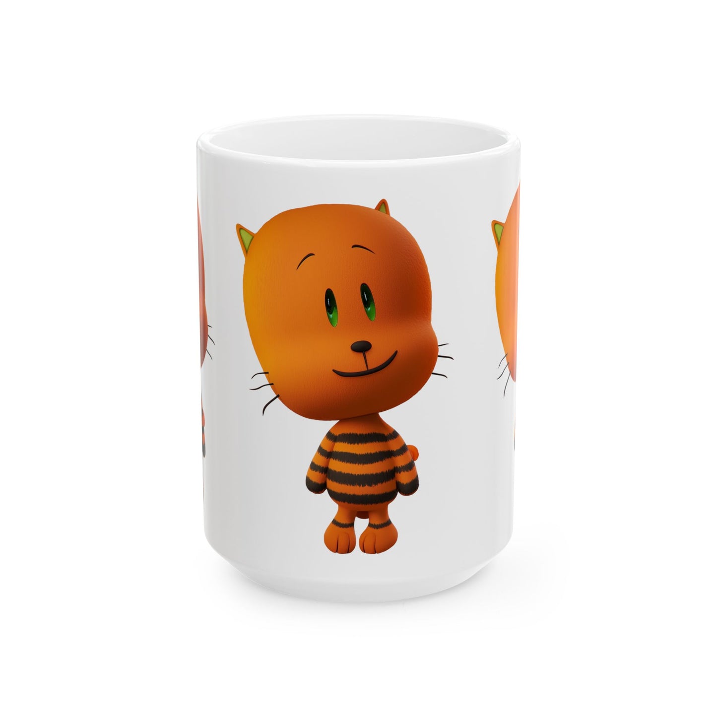 Princess Grace  Cute Cartoon Cat Ceramic Mug  11oz & 15oz  Perfect Gift for Cat Lovers
