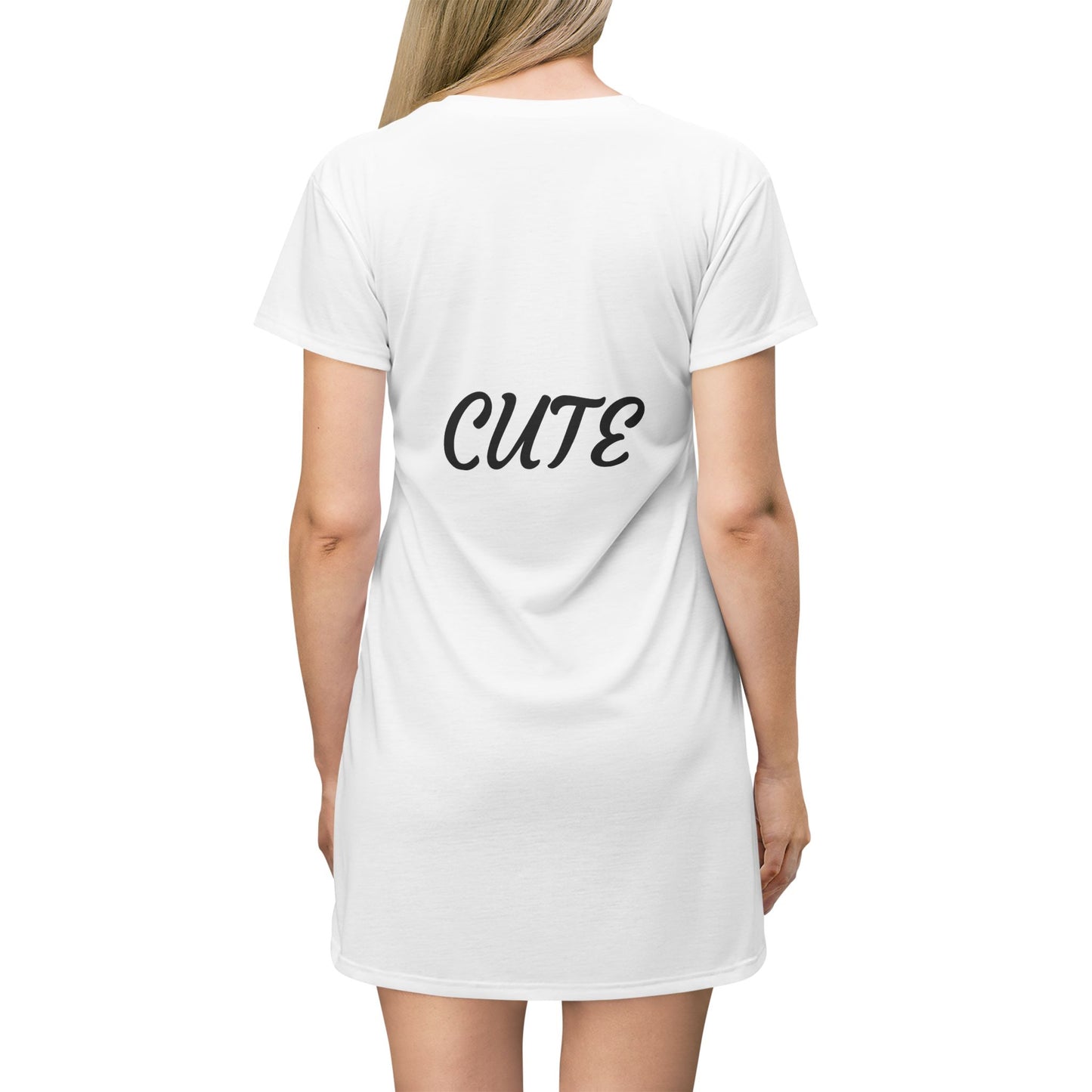 Princess Grace  Cute Chic T-Shirt Dress  Stylish & Comfortable Casual Wear