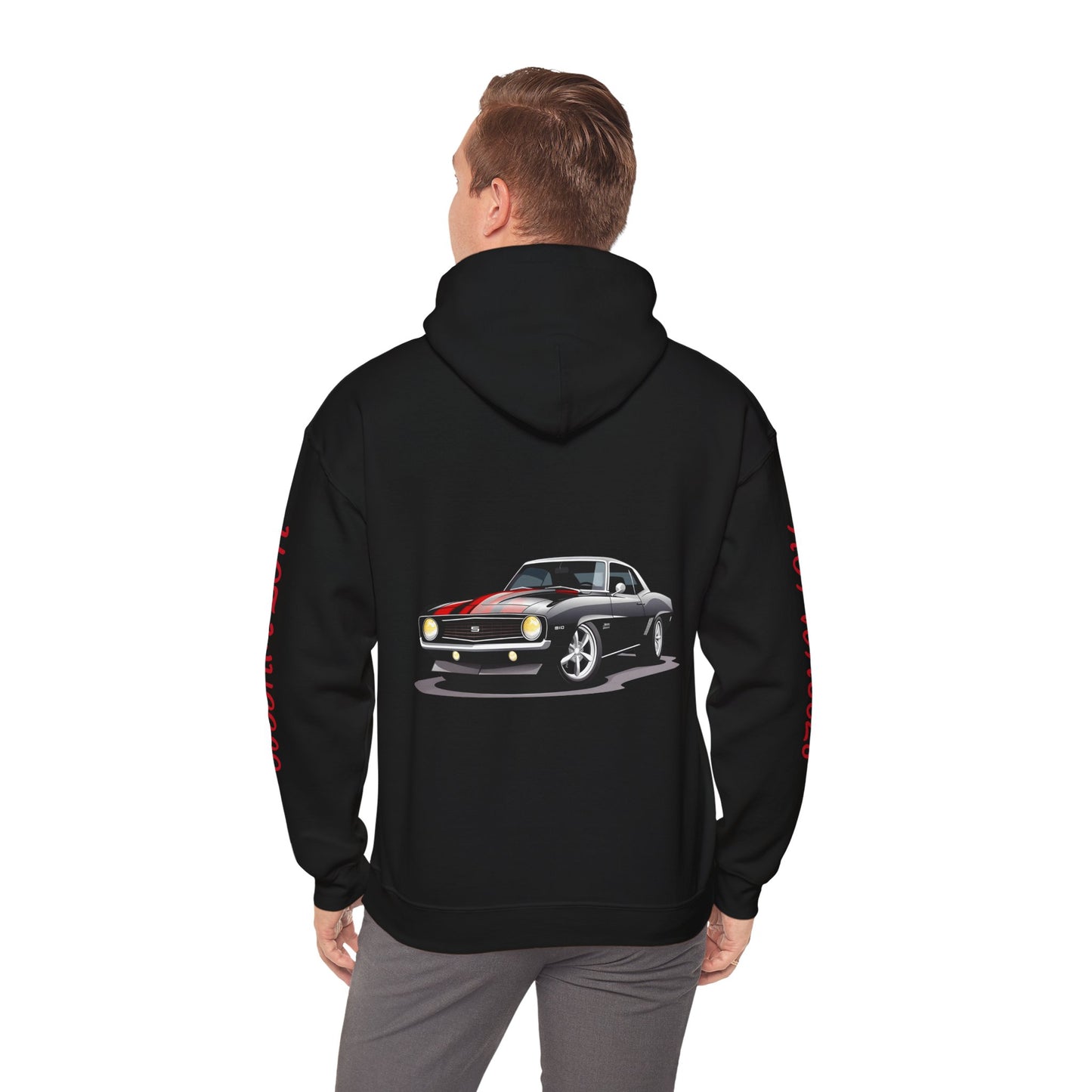 Princess Grace  Cool Hot Wheels Unisex Hoodie Retro Car Design for Auto Enthusiasts