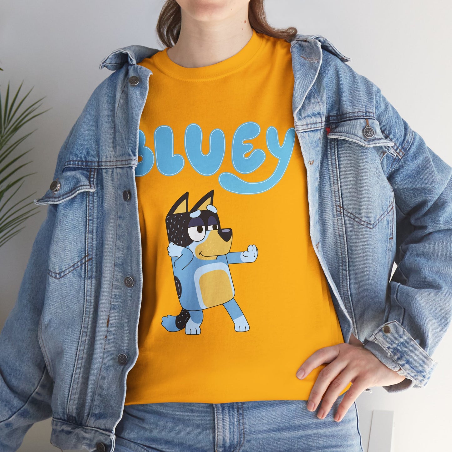 Princess Grace  Bluey Unisex Heavy Cotton Tee  Fun & Playful Kids Shirt