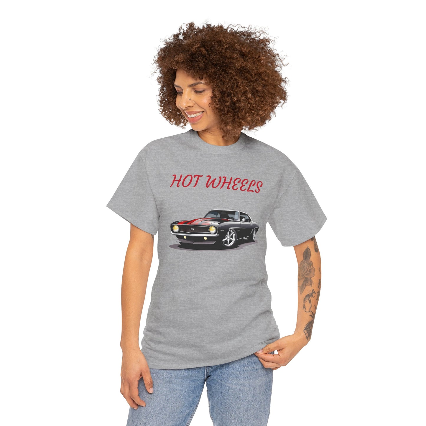 Princess Grace  Hot Wheels Unisex Heavy Cotton Tee Classic Car Graphic Style