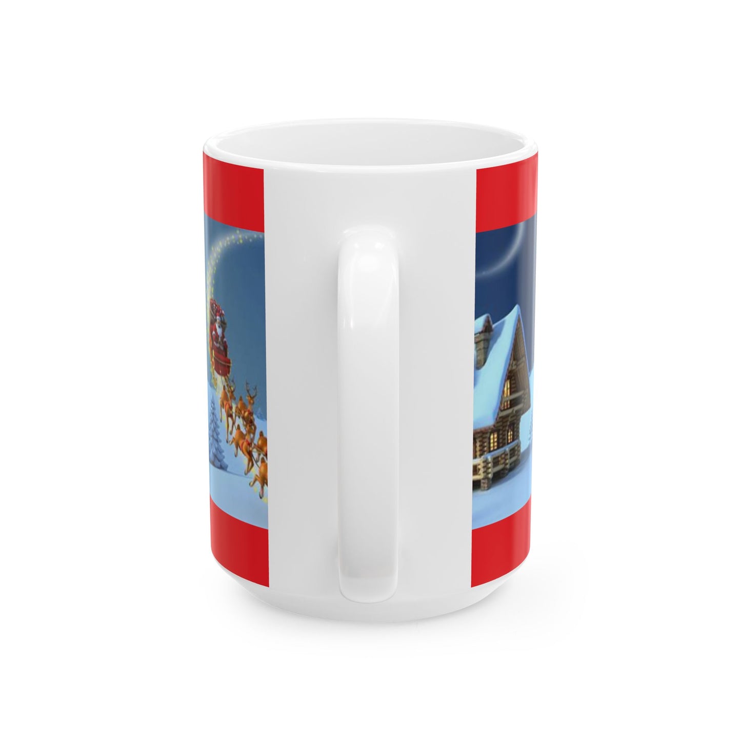 Princess Grace Festive Santa Claus Ceramic Mug Perfect for Holiday Cheer