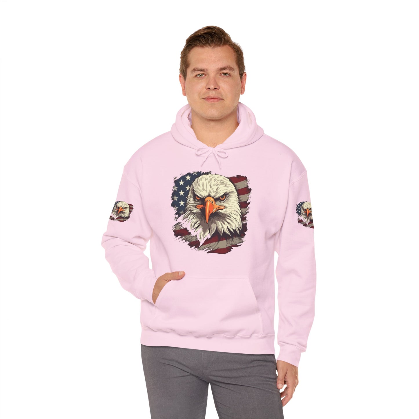 Princess Grace American Eagle Bold Unisex Heavy Blend Hooded Sweatshirt