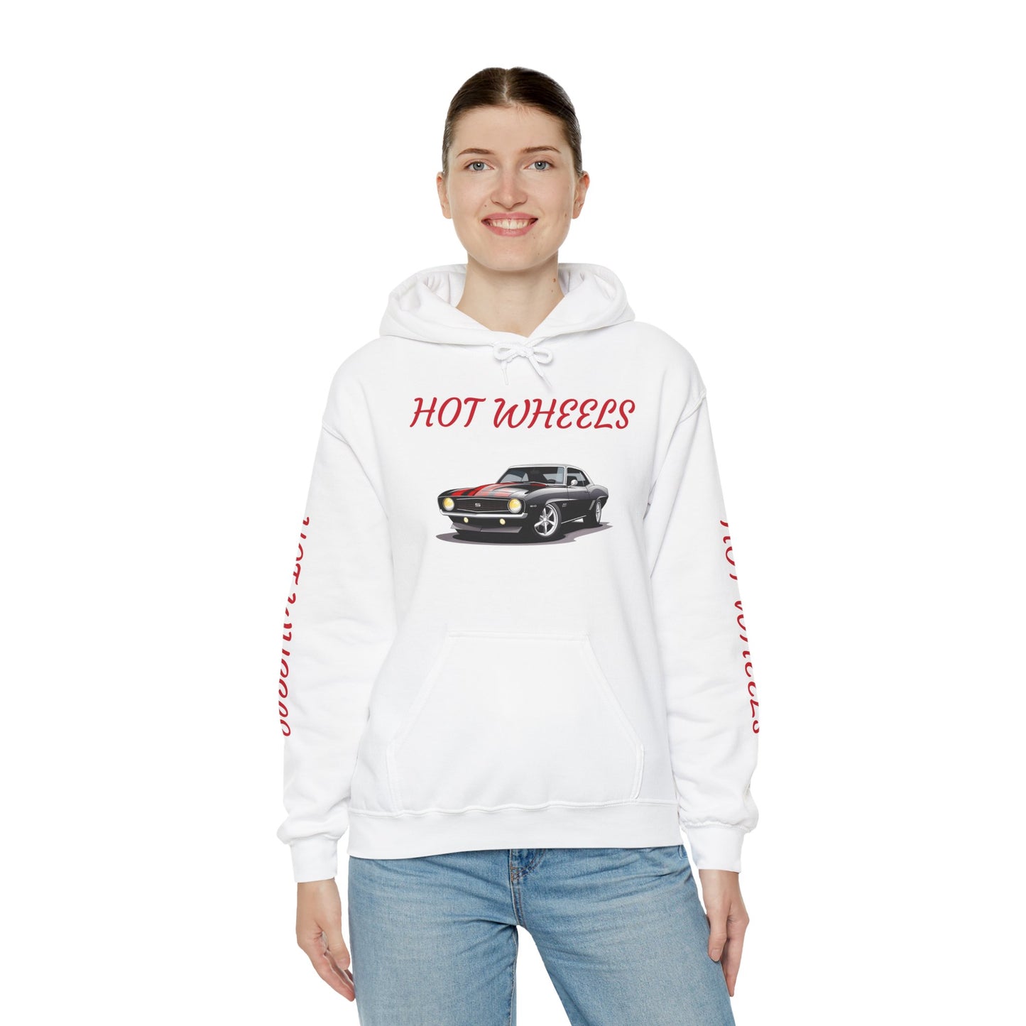 Princess Grace  Cool Hot Wheels Unisex Hoodie Retro Car Design for Auto Enthusiasts