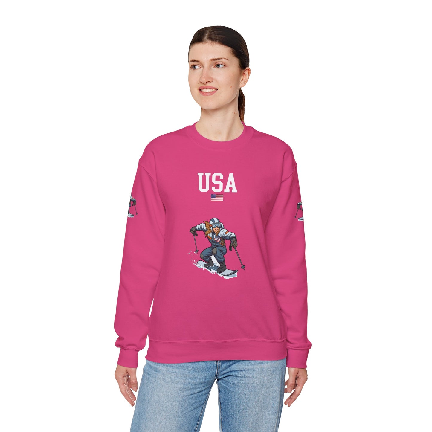 Princess Grace  TEAM USA  Unisex Heavy Blend Crewneck Sweatshirt