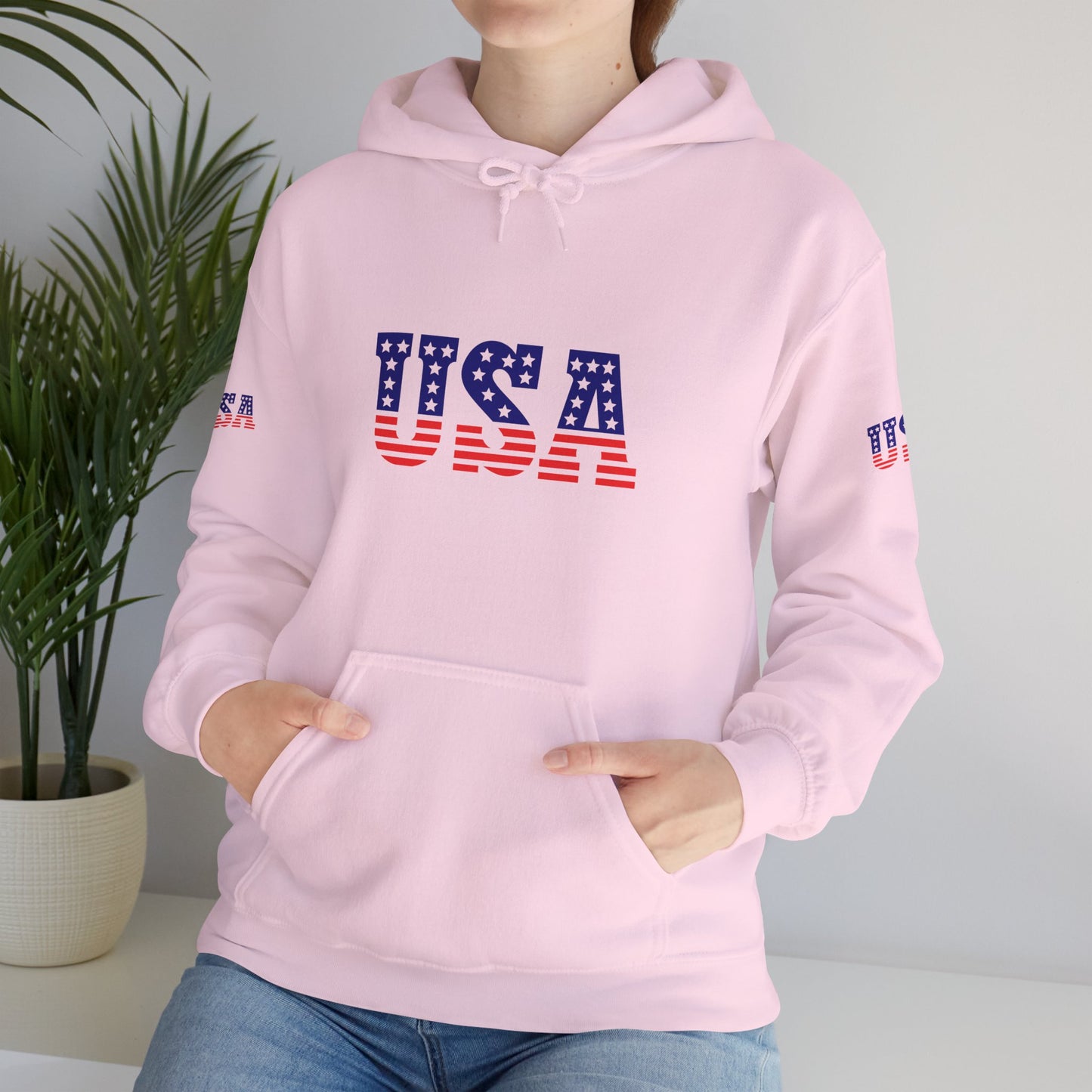 Princess Grace  TEAM USA  Unisex Heavy Blend  Hooded Sweatshirt  Patriotic Eagle Design