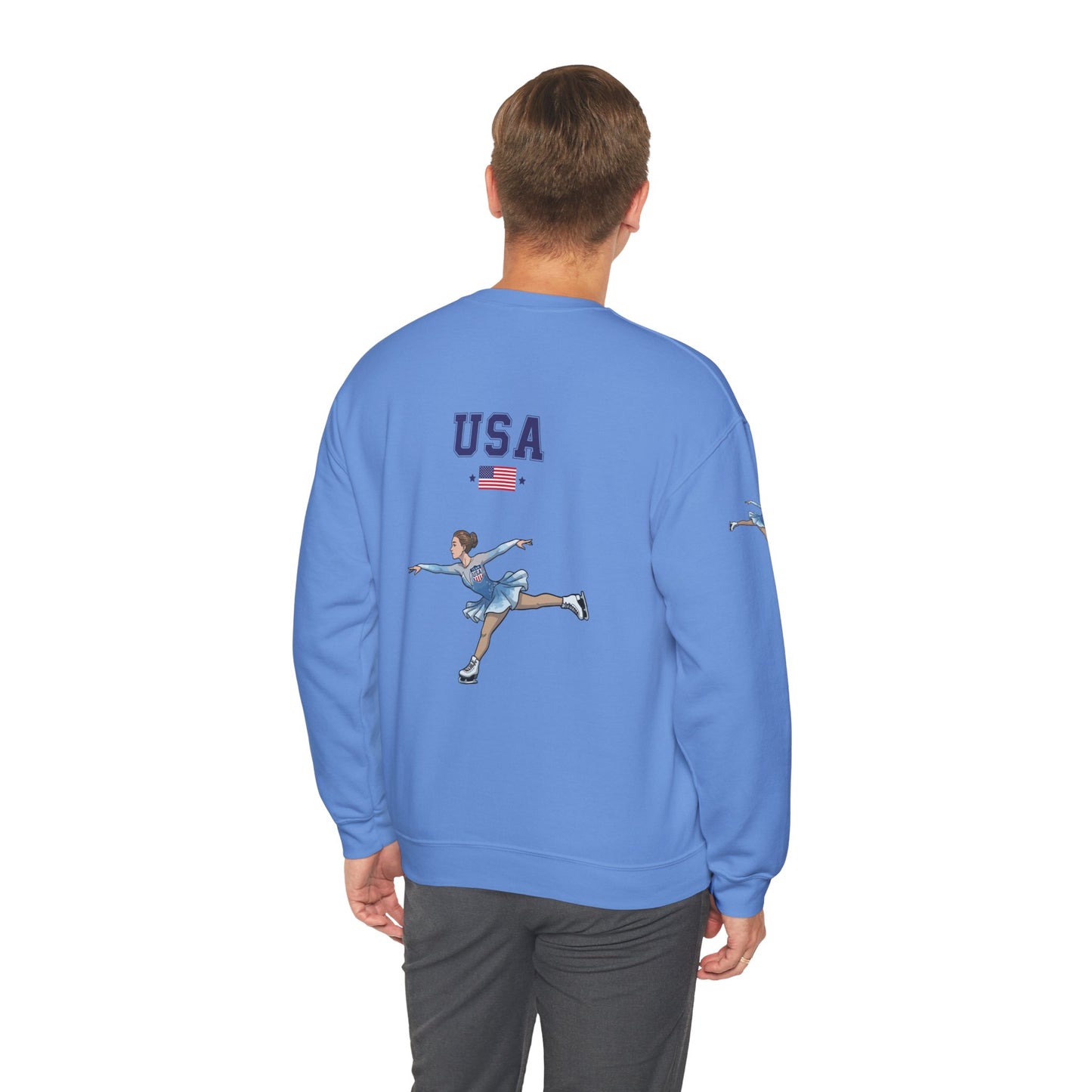 Princess Grace  TEAM USA  Unisex Heavy Blend  Crewneck Sweatshirt