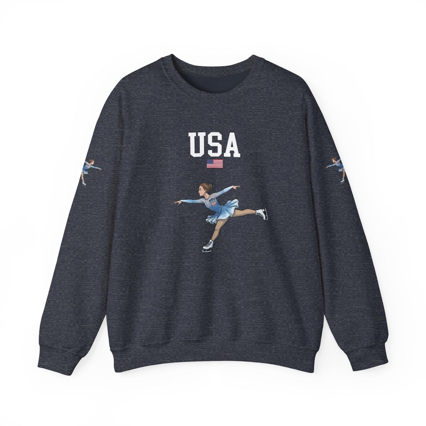 Princess Grace  TEAM USA  Unisex Heavy Blend  Crewneck Sweatshirt