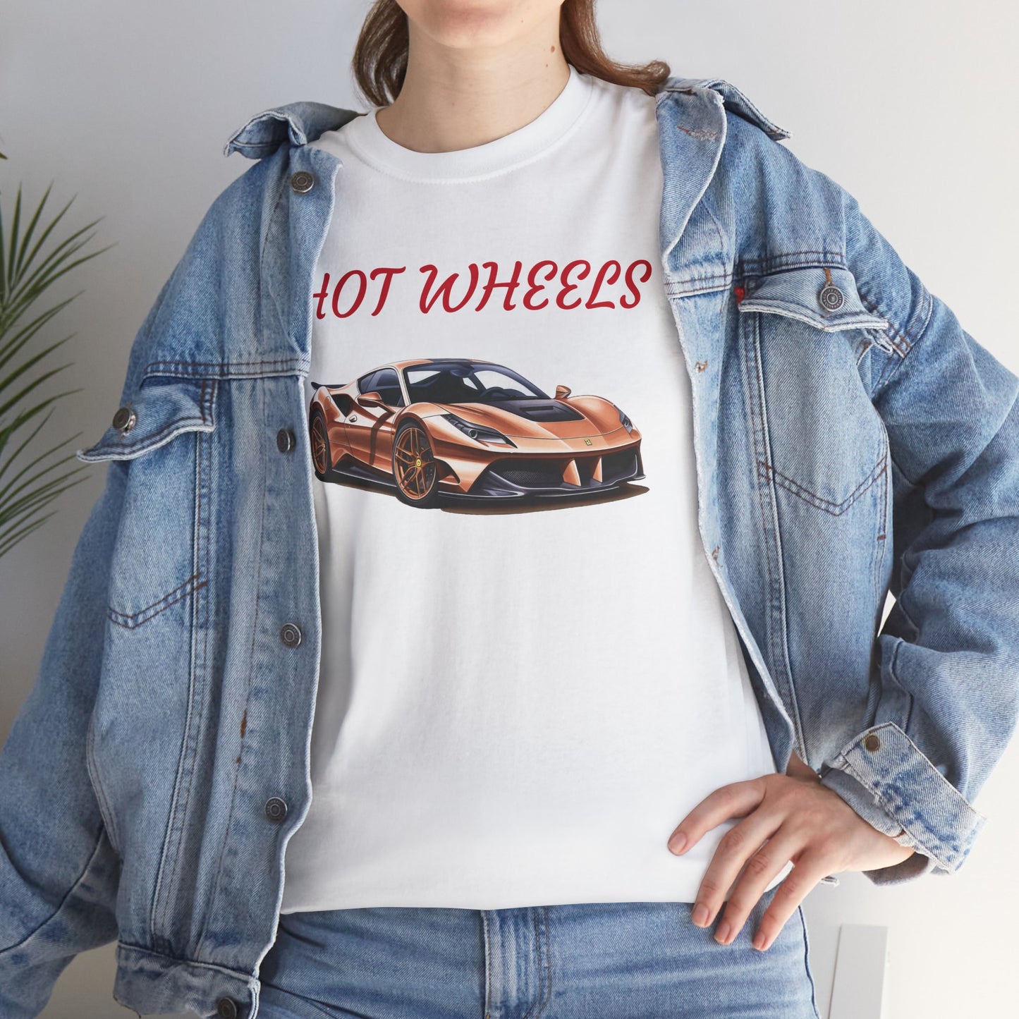 Princess Grace  Hot Wheels Unisex Heavy Cotton Tee  Retro Car Graphic T-Shirt for Automotive Enthusiasts