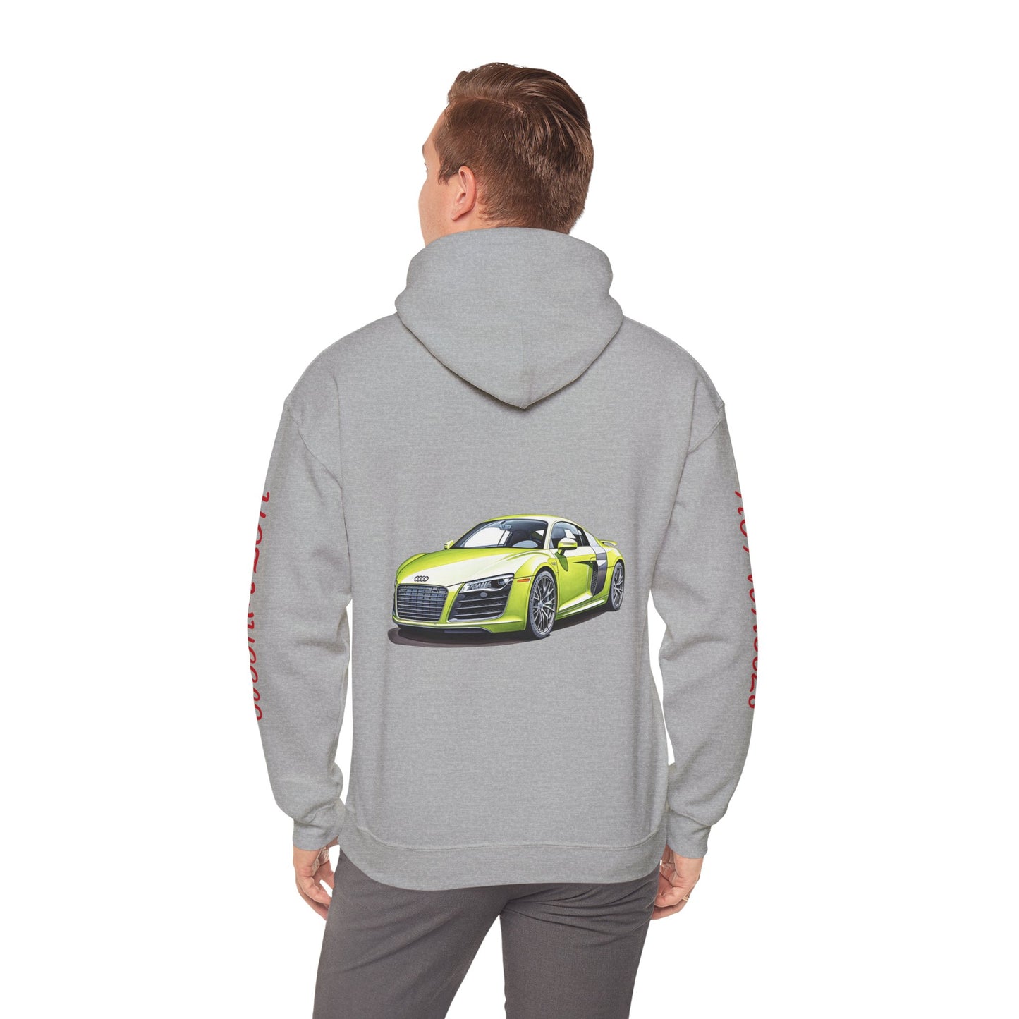 Princess Grace  Hot Wheels Unisex Hooded Sweatshirt Cool Car Design for Auto Enthusiasts