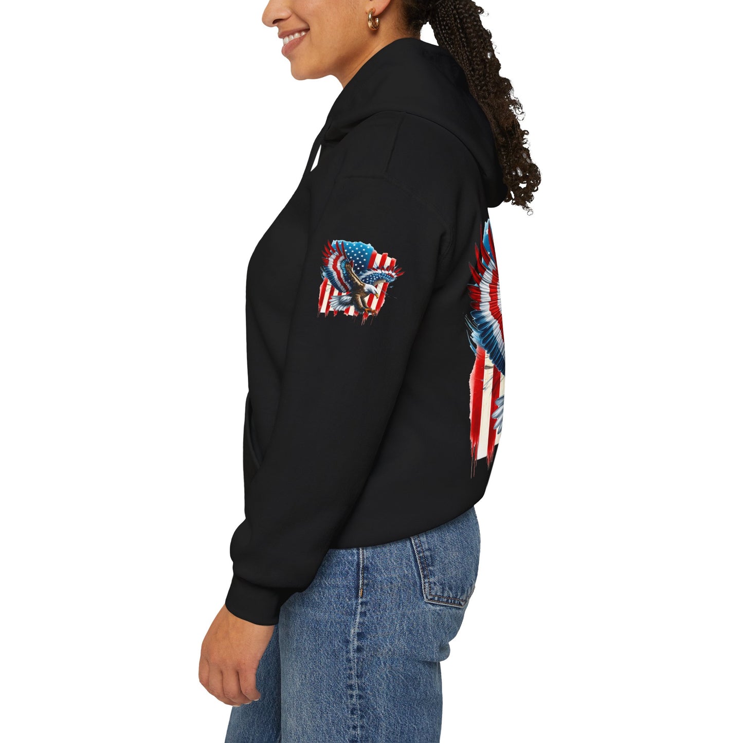 Princess Grace Patriotic Unisex Heavy Blend Hooded Sweatshirt