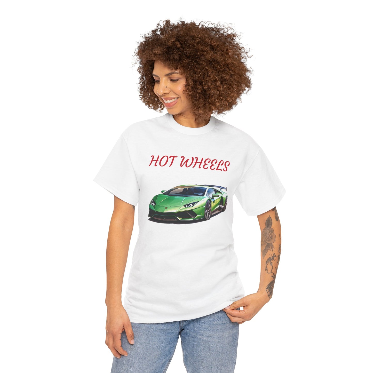 Princess Grace  Hot Wheels Unisex Heavy Cotton Tee Car Enthusiast Graphic T-Shirt