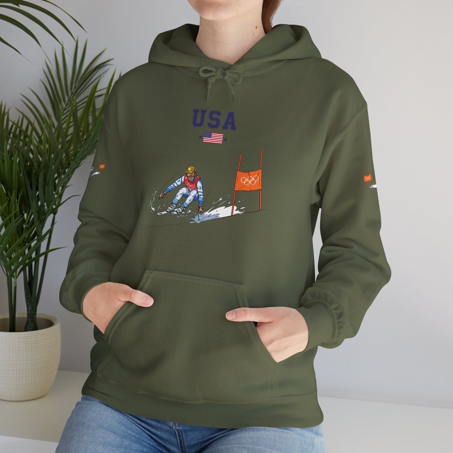 Princess Grace  TEAM USA  Unisex Heavy Blend  Hooded Sweatshirt
