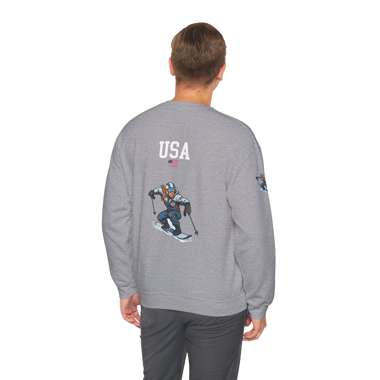 Princess Grace  TEAM USA  Unisex Heavy Blend  Crewneck Sweatshirt