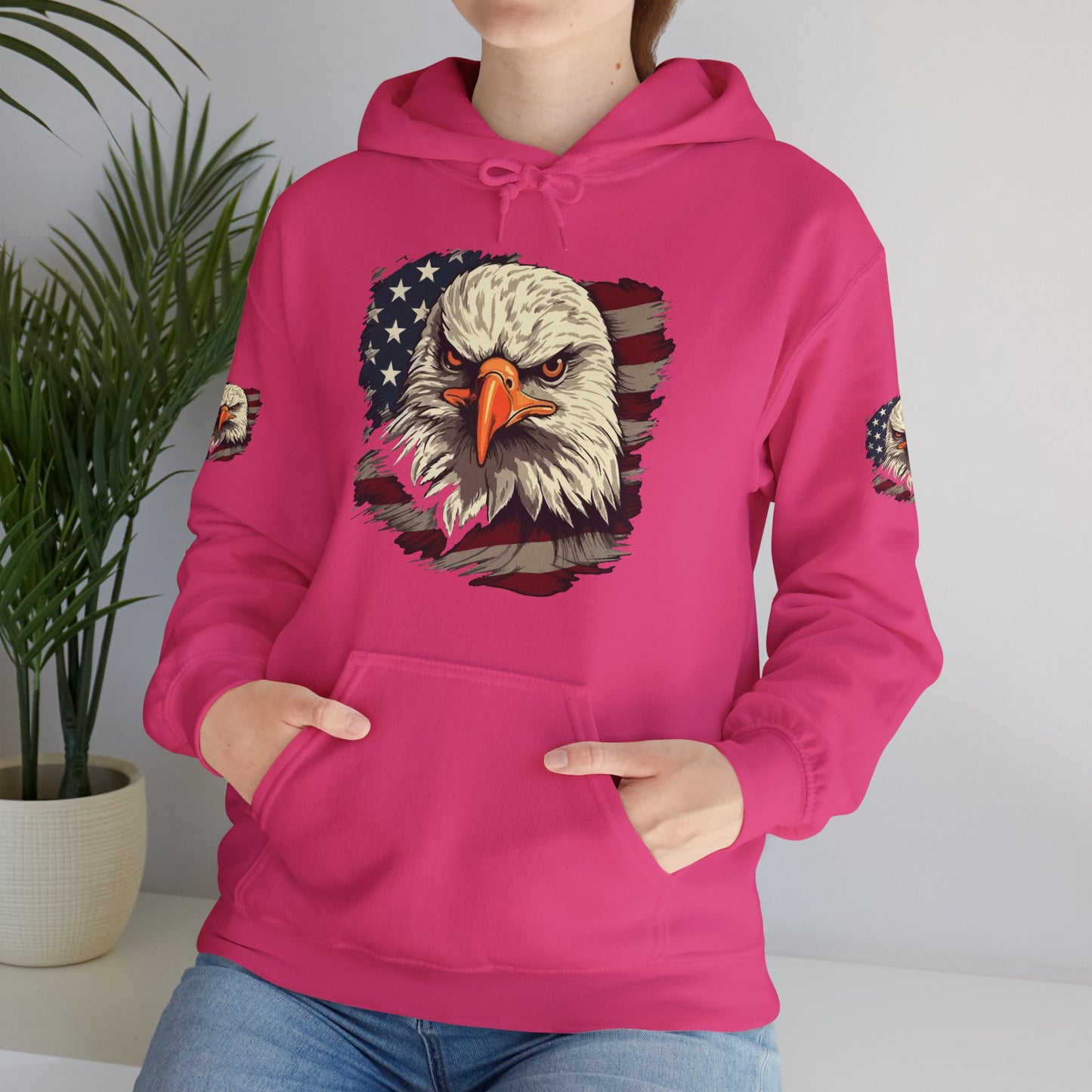 Princess Grace American Eagle Bold Unisex Heavy Blend Hooded Sweatshirt
