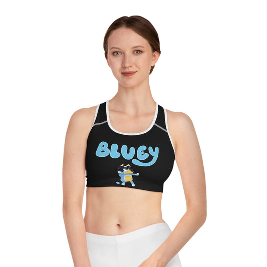 Princess Grace  Bluey Sports Bra   Fun & Comfortable Activewear